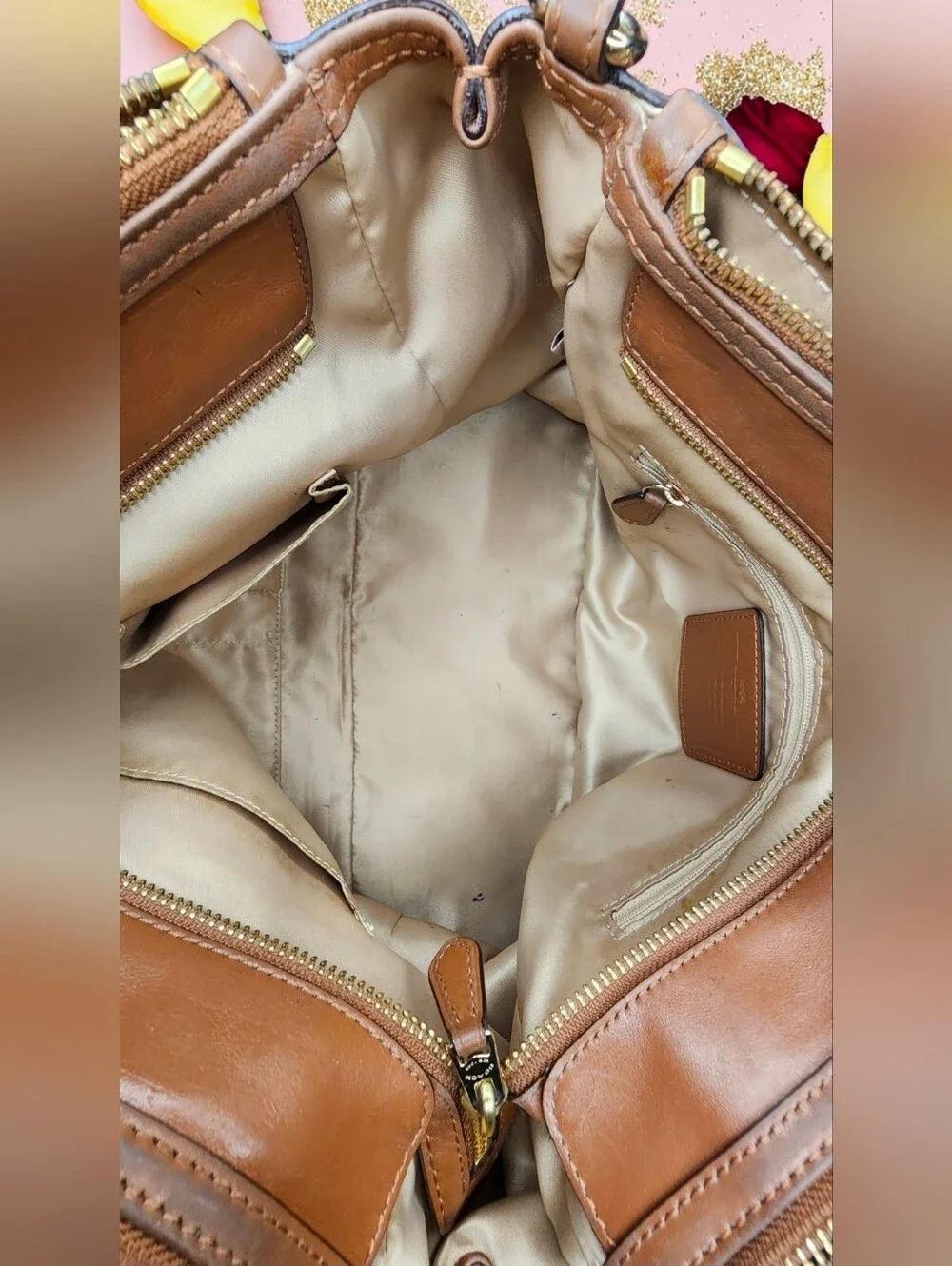 Coach colette leather